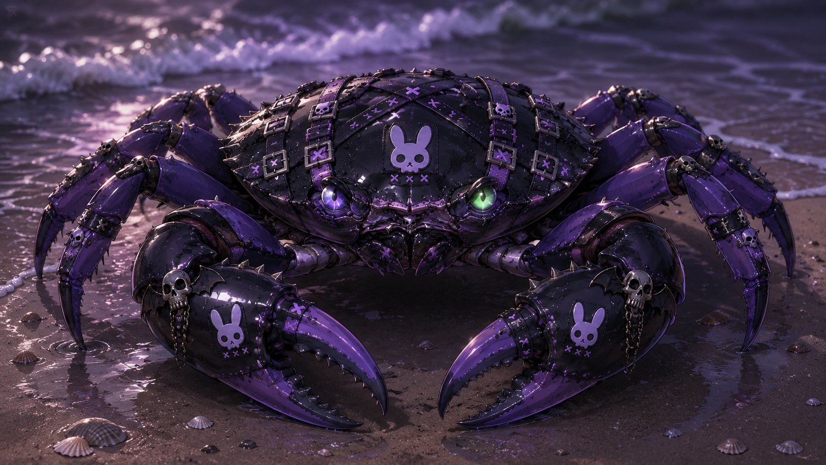 CRABIFIED 🦀🌊💜💚
We had fun with this in Club Tartarus ho