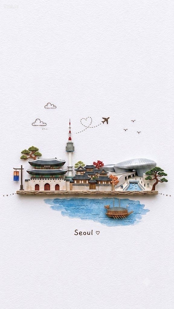 Create a charming 3D miniature paper-craft illustration of [